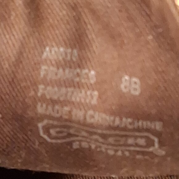 Coach Frances Signature Canvas Low-Top Sneakers Size 8B with Original Box - Picture 12 of 16